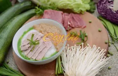 Hình ảnh Cháo bò cà rốt khoai tây