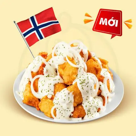 Hình ảnh Gà Sốt White Cheese Na Uy