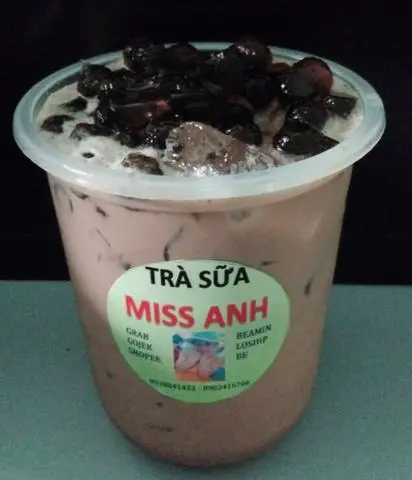Hình ảnh Trà sữa trân châu khoai môn