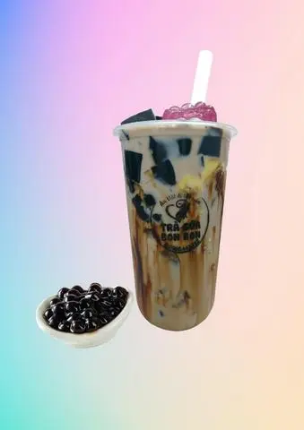 Hình ảnh trà sữa full topping size L
