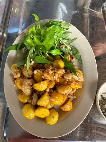 Hình ảnh Trứng non cháy tỏi
