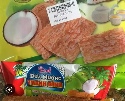 Hình ảnh Bánh dừa giòn 