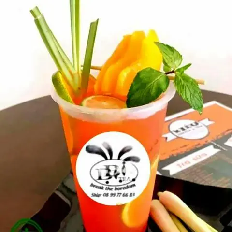 Hình ảnh Trà đào cam sả có thạch