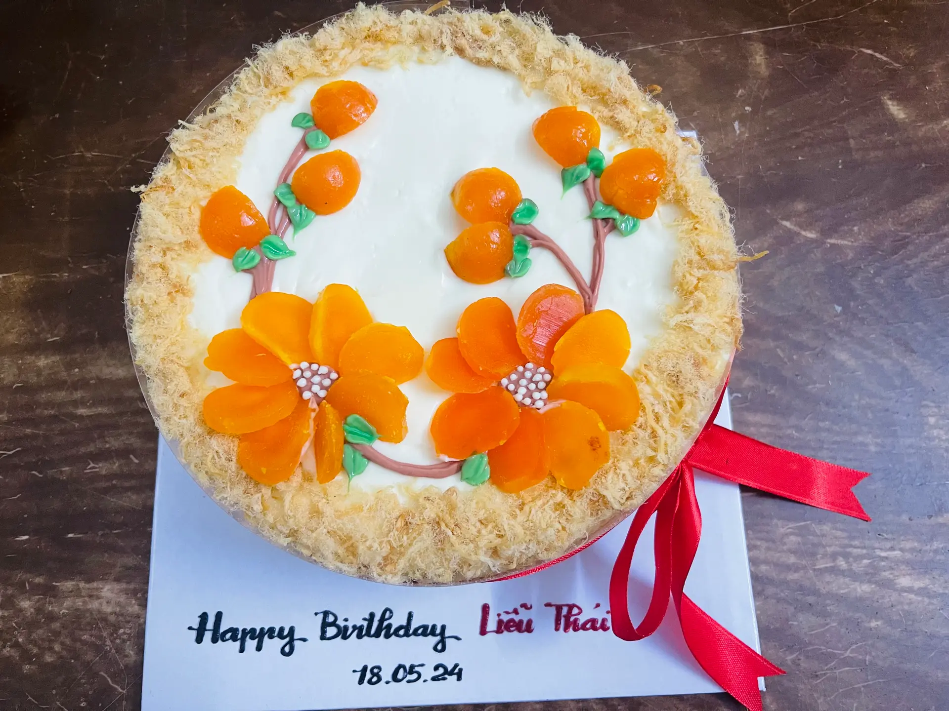 Hình ảnh Bánh sn bông lan trứng muối size 20 ( mẫu 2)