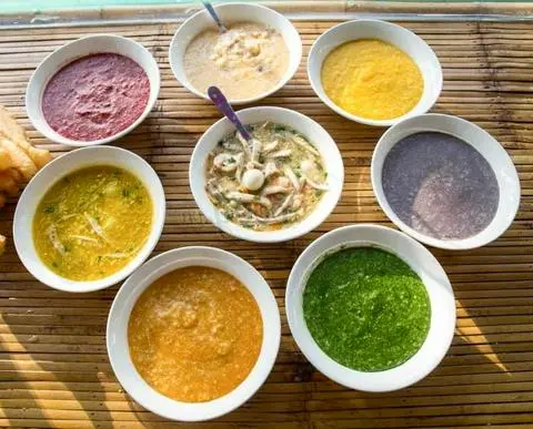 Hình ảnh Cháo cây thị - Rau củ thập cẩm