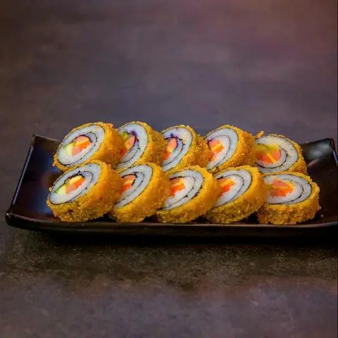 Hình ảnh kimbap chiên xù + sốt mayo ( 1 cuộn ) 