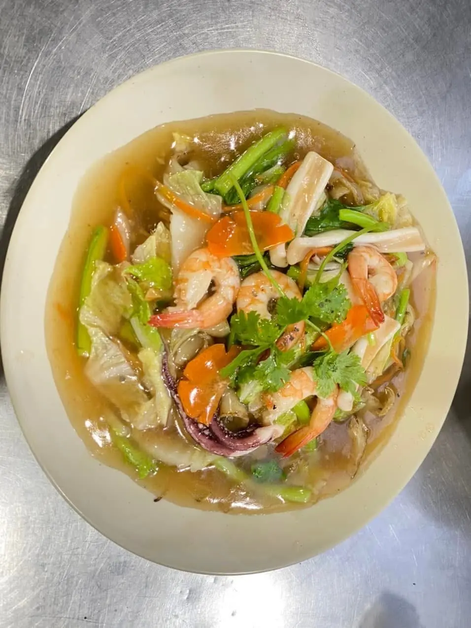 Hình ảnh hủ tiếu xào mực