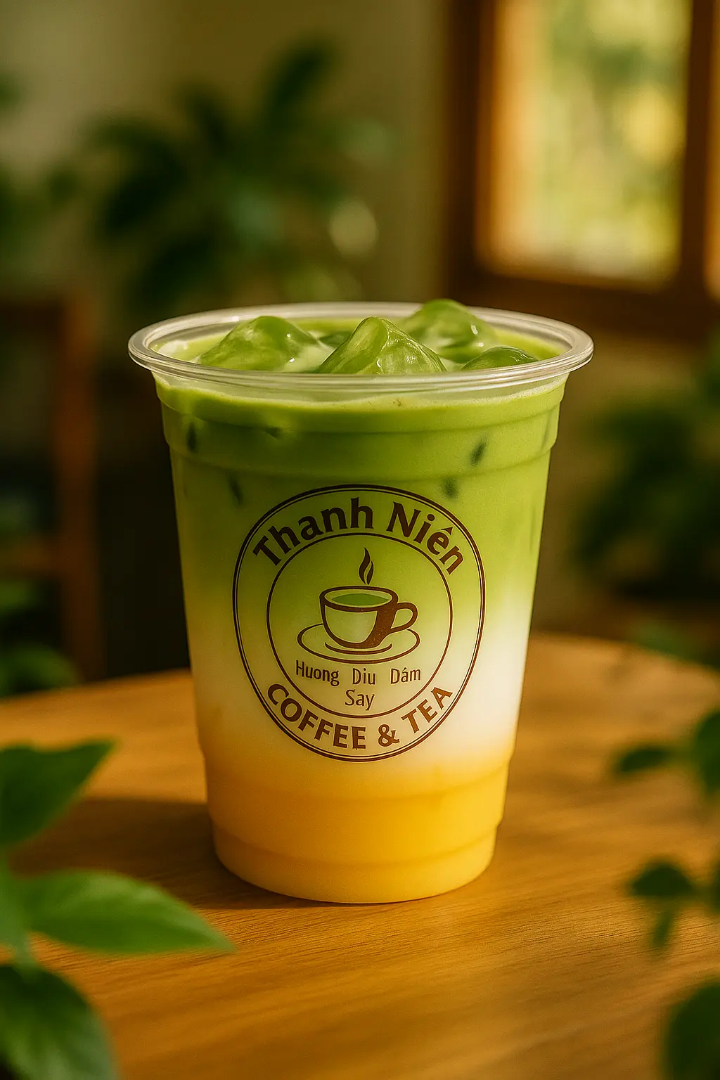 Hình ảnh Matcha latte xoài