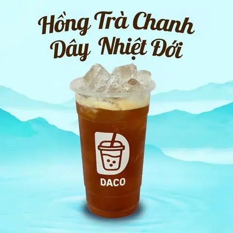 Hình ảnh Hồng trà chanh dây nhiệt đới
