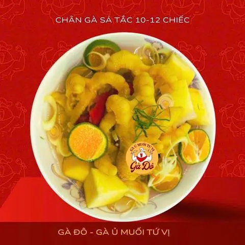 Hình ảnh Chân Gà Rút Xương Sả Tắc 5-6 chân