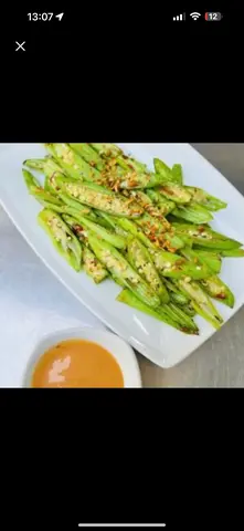 Hình ảnh Đậu bắp cháy tỏi