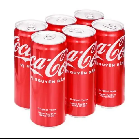 Hình ảnh 1 lon coca-cola + 1 ly đá
