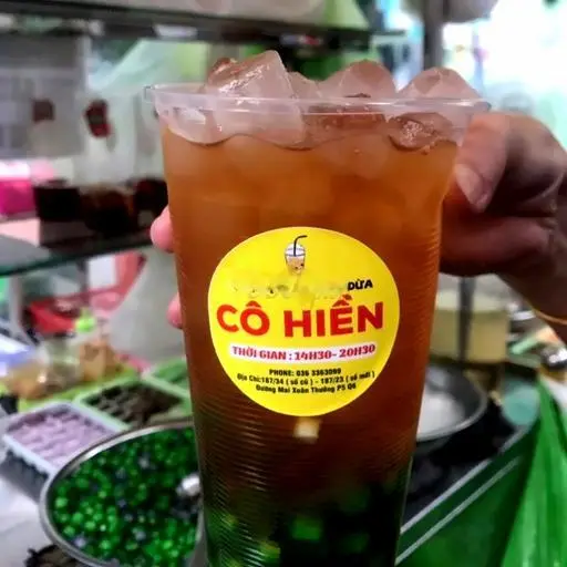 Hình ảnh Trà sữa đào trân châu dừa