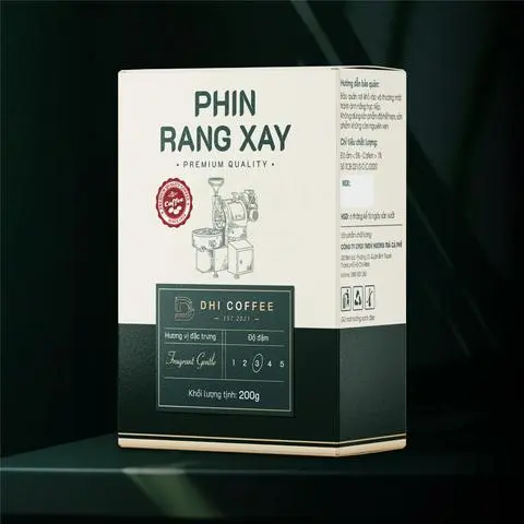 Hình ảnh Hộp Cafe Phin Rang Xay DHI 200g