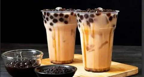Hình ảnh sữa tươi chân châu đường đen (L)