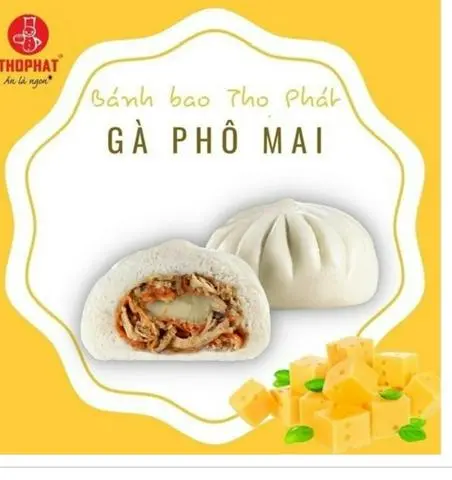 Hình ảnh Bánh bao gà nướng phô mai