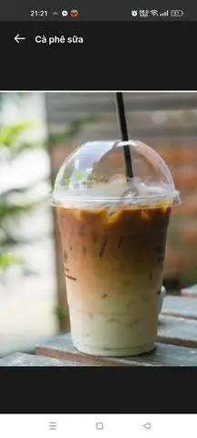 Hình ảnh cà phê sữa