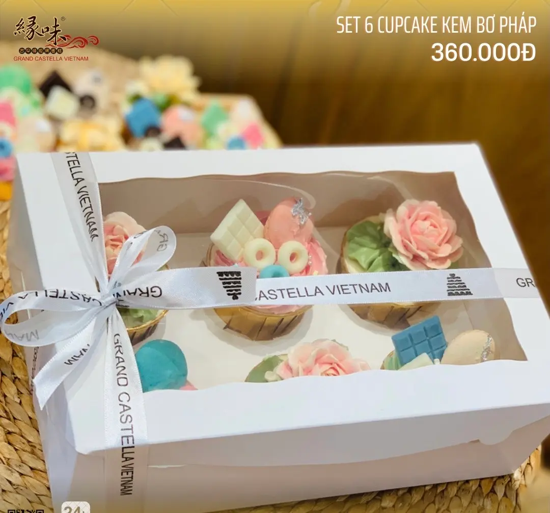 Hình ảnh Set 6 cupcake 