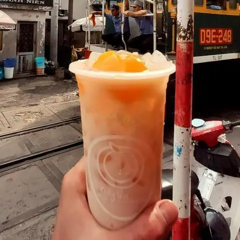 Hình ảnh Đào sữa - 2 miếng đào