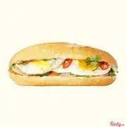 Hình ảnh Bánh mì ốp la 2 trứng 