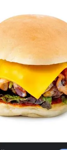Hình ảnh hamburger thịt nướng phomai (vị thổ nhĩ kì)