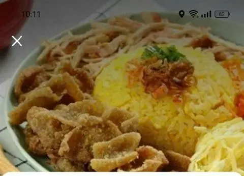 Hình ảnh cơm chiên da gà 