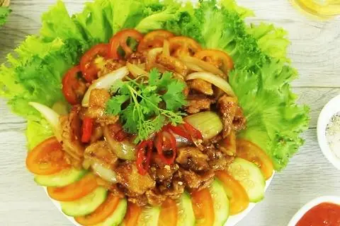 Hình ảnh sụn gà chiên mắm