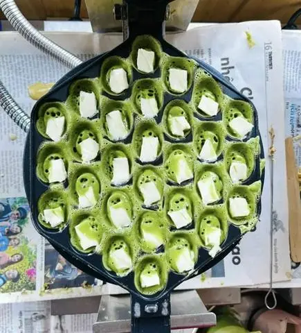 Hình ảnh Bánh trứng gà non matcha full phô mai