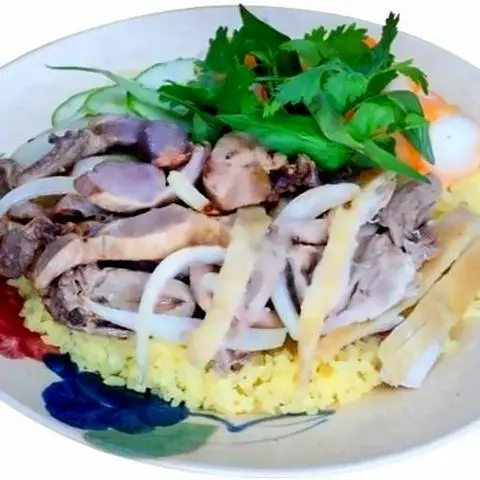 Hình ảnh Cơm lòng gà - trà tắc