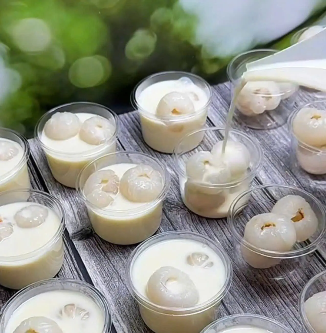 Hình ảnh Khúc Bạch  PM - Vải Tươi (ComBo 10 Hủ )
