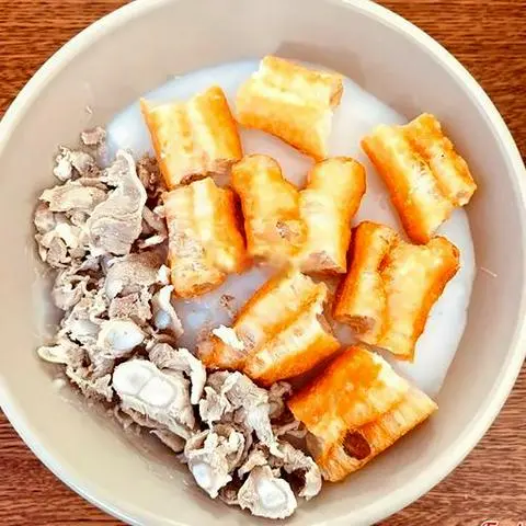 Hình ảnh Combo cháo sườn sụn - quẩy - trà tắc