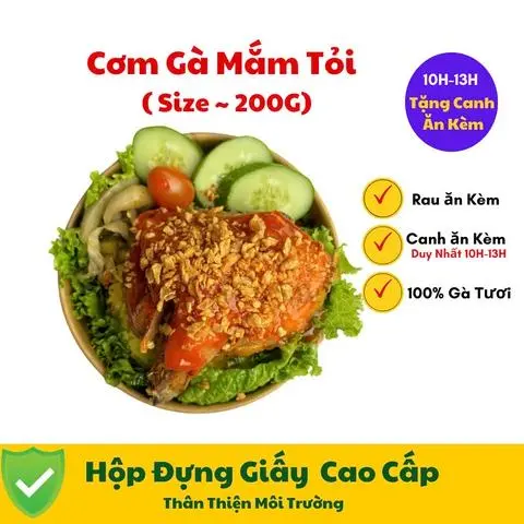 Hình ảnh Combo cơm má đùi gà Lớn - Nước Sâm