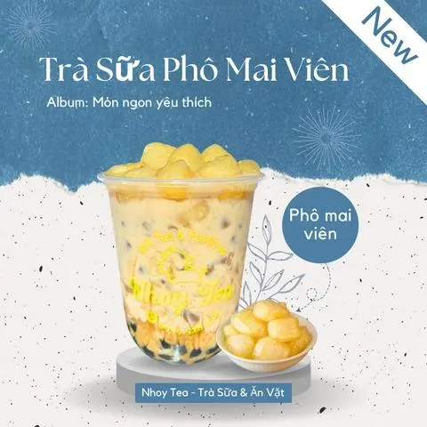 Hình ảnh Trà Sữa Phô Mai Viên (3 Viên)
