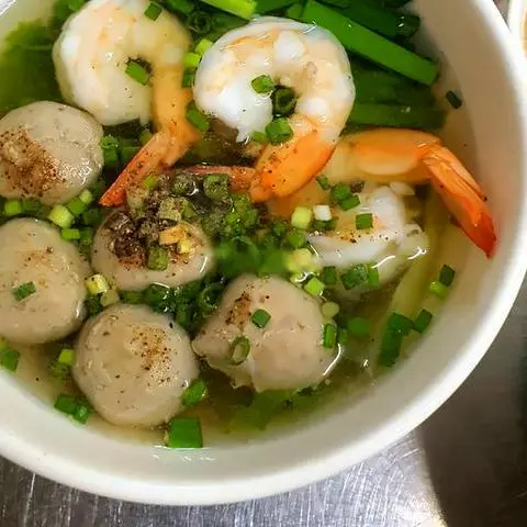 Hình ảnh Hủ Tíu Mì TÔM BÒ VIÊN