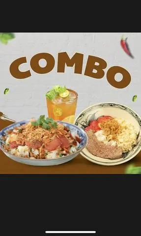 Hình ảnh Combo hộp truyền thống lớn - hộp pate lạp xưởng kèm 1  hồng trà tắc