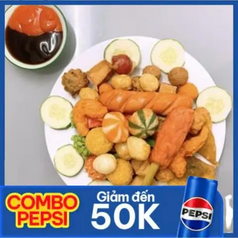 Hình ảnh [Deal Hot]Combo Thập Cẩm Đồ Chiên Lớn + Pepsi