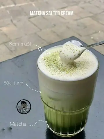 Hình ảnh Mattcha Latte Kem Muối Size L