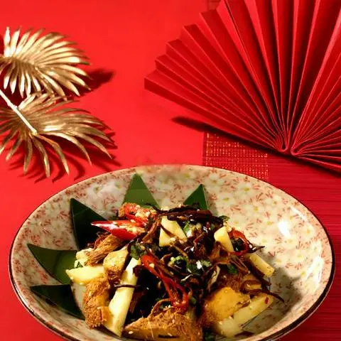 Hình ảnh Gỏi nấm hầu măng tươi