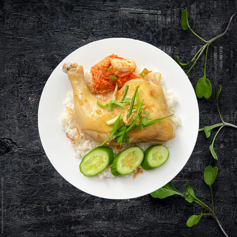 Hình ảnh Cơm gà 1/4 luộc