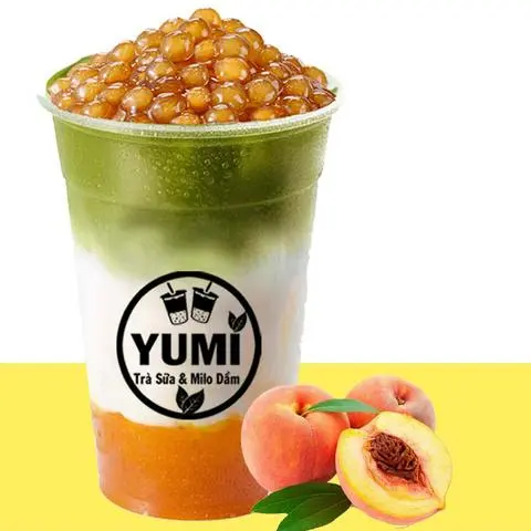 Hình ảnh Latte Matcha Đào (Size 700ml)