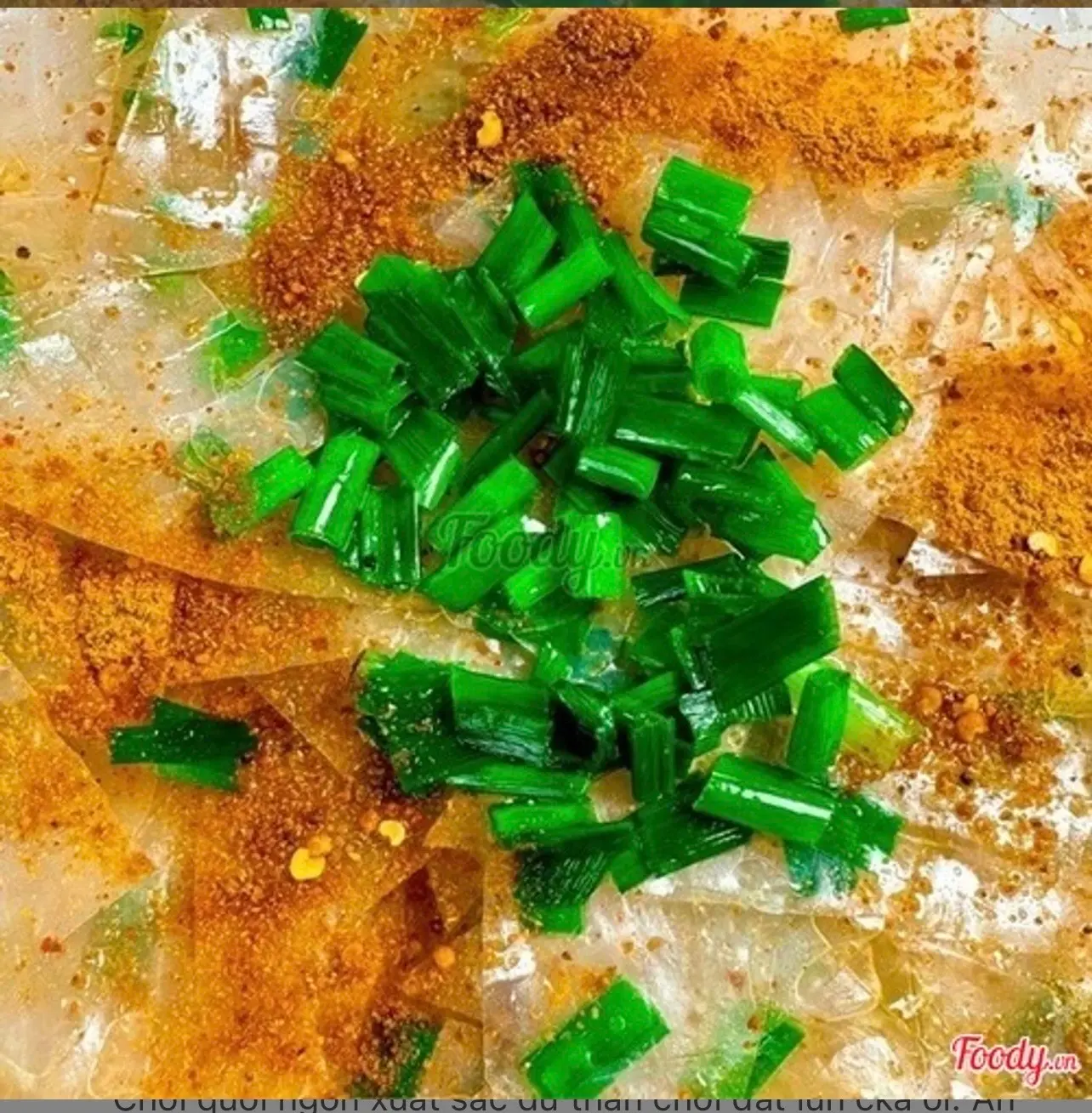 Hình ảnh Bánh tráng mỡ hành muối sặc