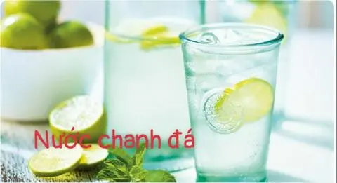 Hình ảnh nước chanh đá 