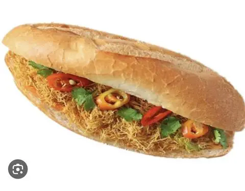 Hình ảnh Bánh mì chà bông (Chicken floss bread)