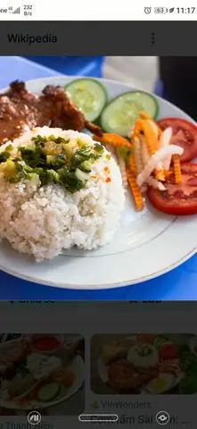 Hình ảnh bún thịt nướng +nem nướng 