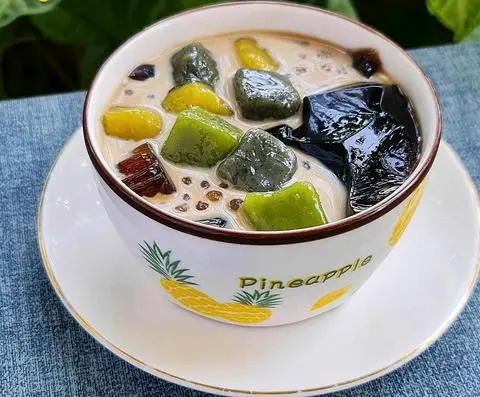 Hình ảnh Chè khoai dẻo sương sáo