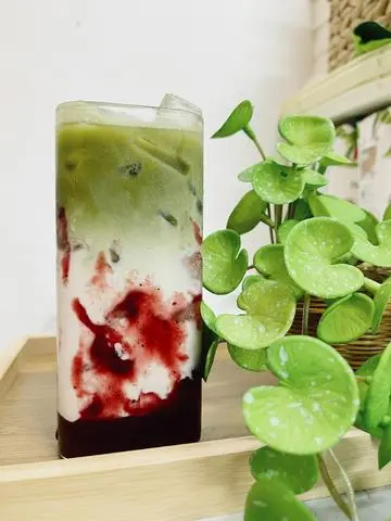 Hình ảnh Matcha Latte Mứt Atiso