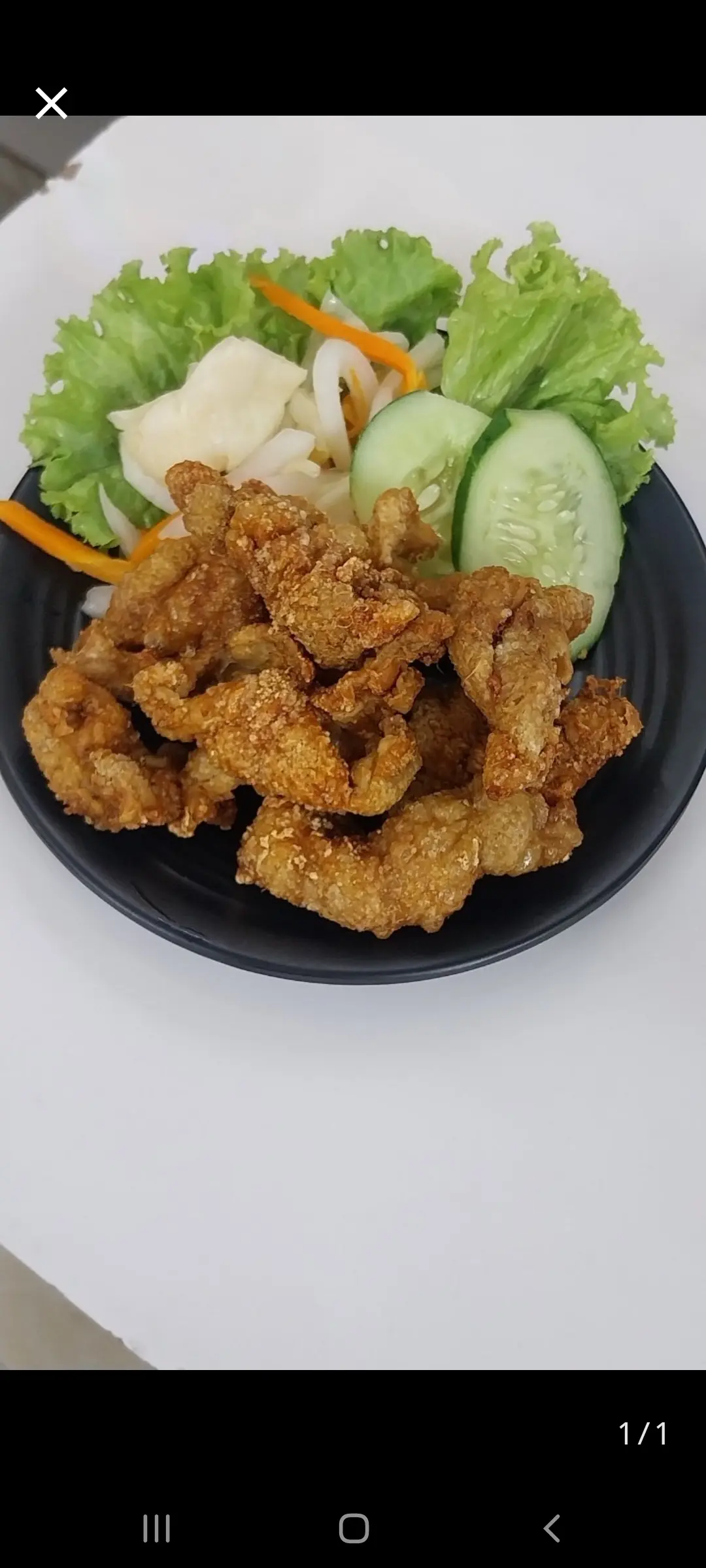 Hình ảnh Cơm da gà chiên giòn sốt mắm tỏi(Tặng sâm)