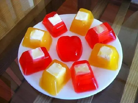 Hình ảnh Rau Câu Phô Mai Mix 6 Viên 