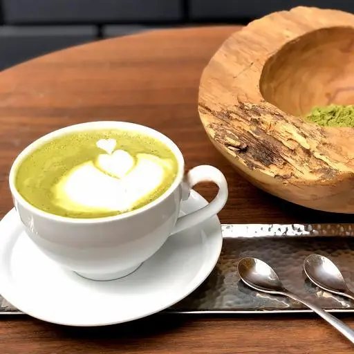 Hình ảnh Matcha latte nóng - M