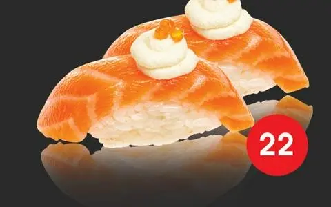 Hình ảnh Nigiri cá hồi phô mai